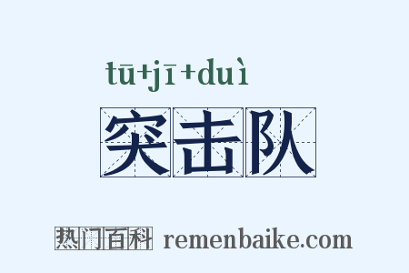 突击队是什么意思的图片